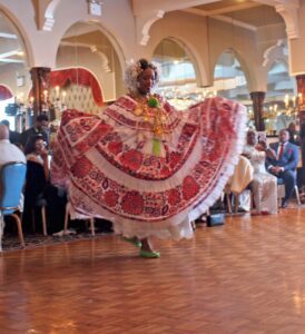 Miss Panama Dancing in Folkloric Dance